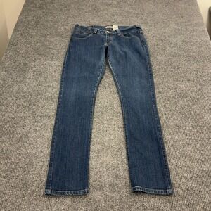 Levis Jeans Womens 11M Blue Cotton Slough Skinny 504 Stretch Casual Y2K